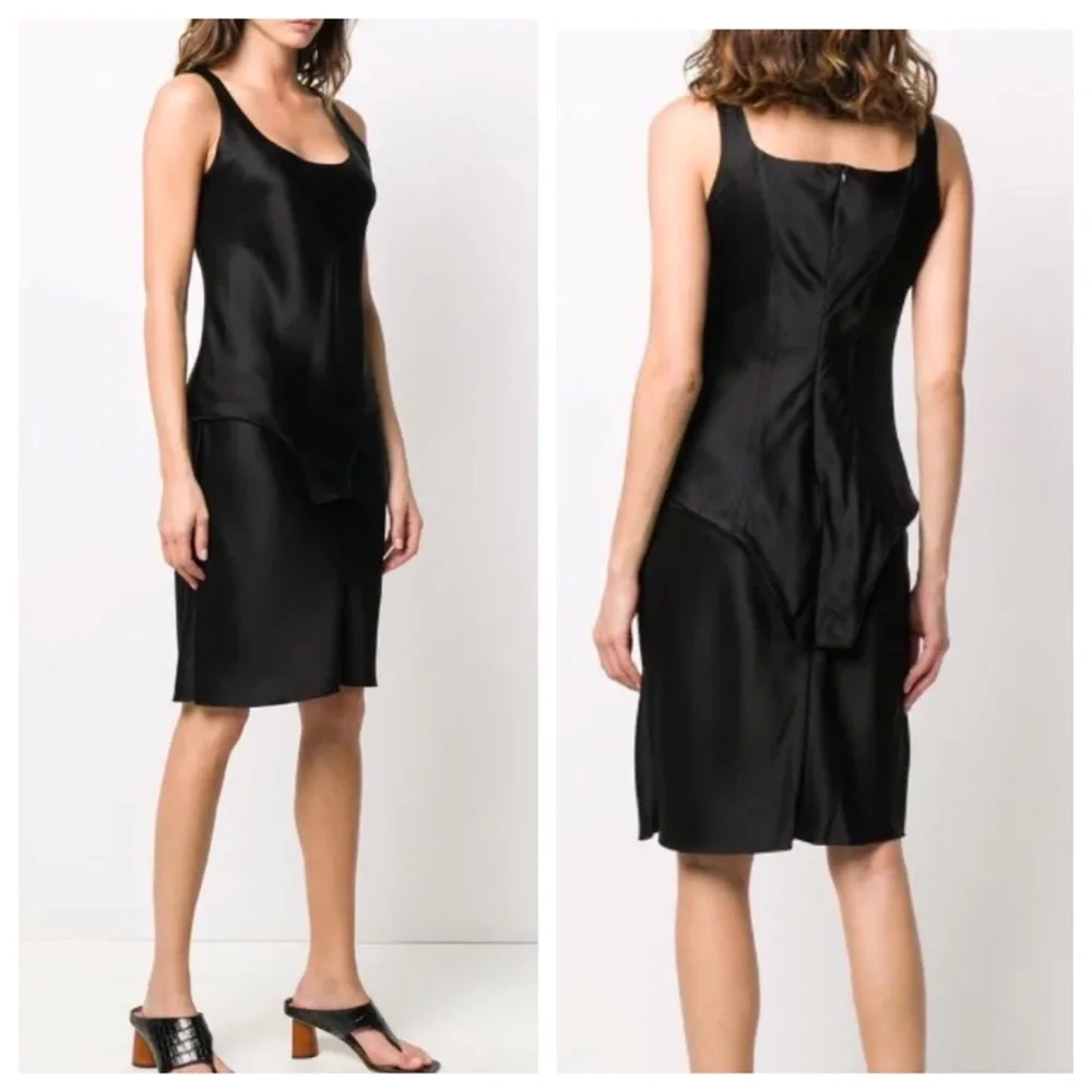 Bevza BIANCA Satin Tank Dress - Picture 2 of 5